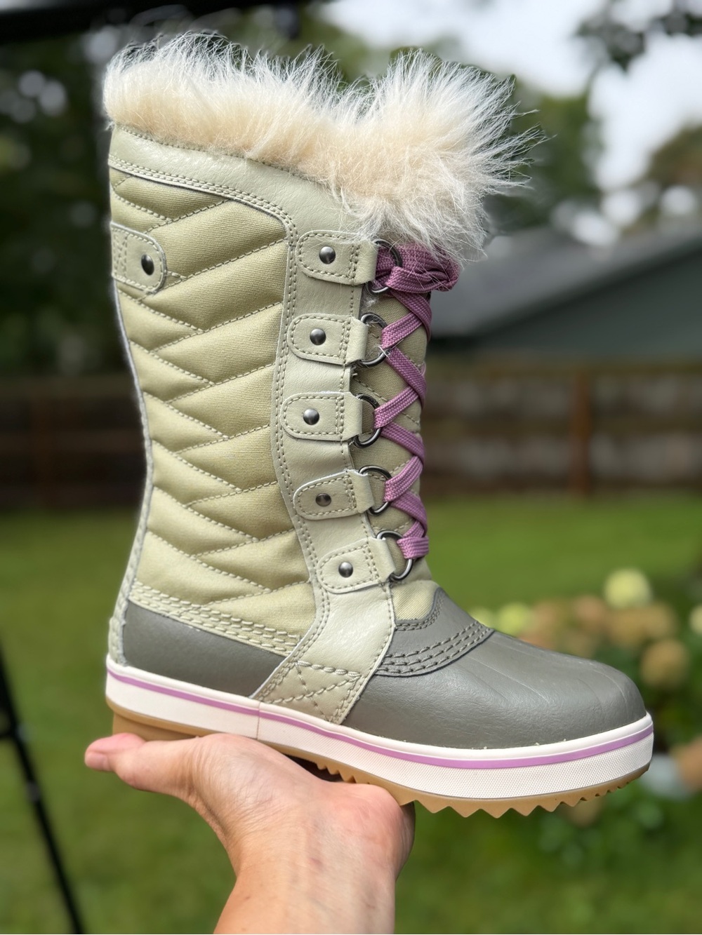 SOREL Youth Tofino II WP Waterproof Insulated Winter Snow Boots Laurel Leaf 1Y